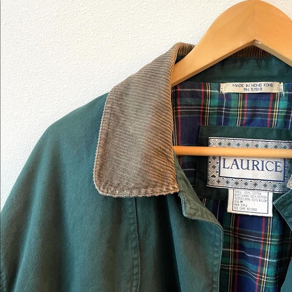 SOLD Green lined chore coat - Picture 4 of 5